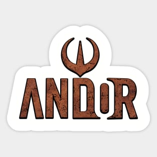 Andor Raised Logo Sticker